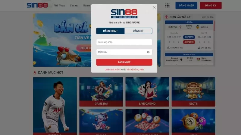 Cách đăng nhập Sin88 nhanh chóng và dễ dàng